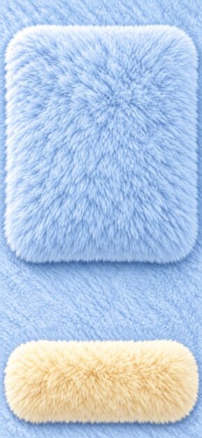 Soft Blue | Furry