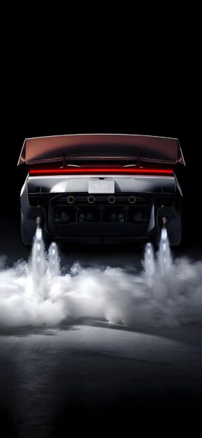 Tesla Roadster Smoke