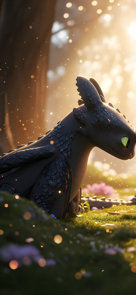 Toothless Light Fury HTTYD Matching — 1/2