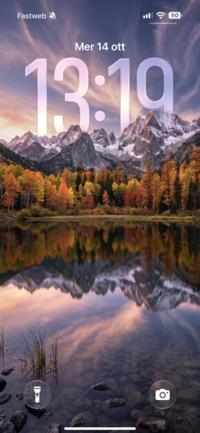 Vibrant Autumn Lake Reflections