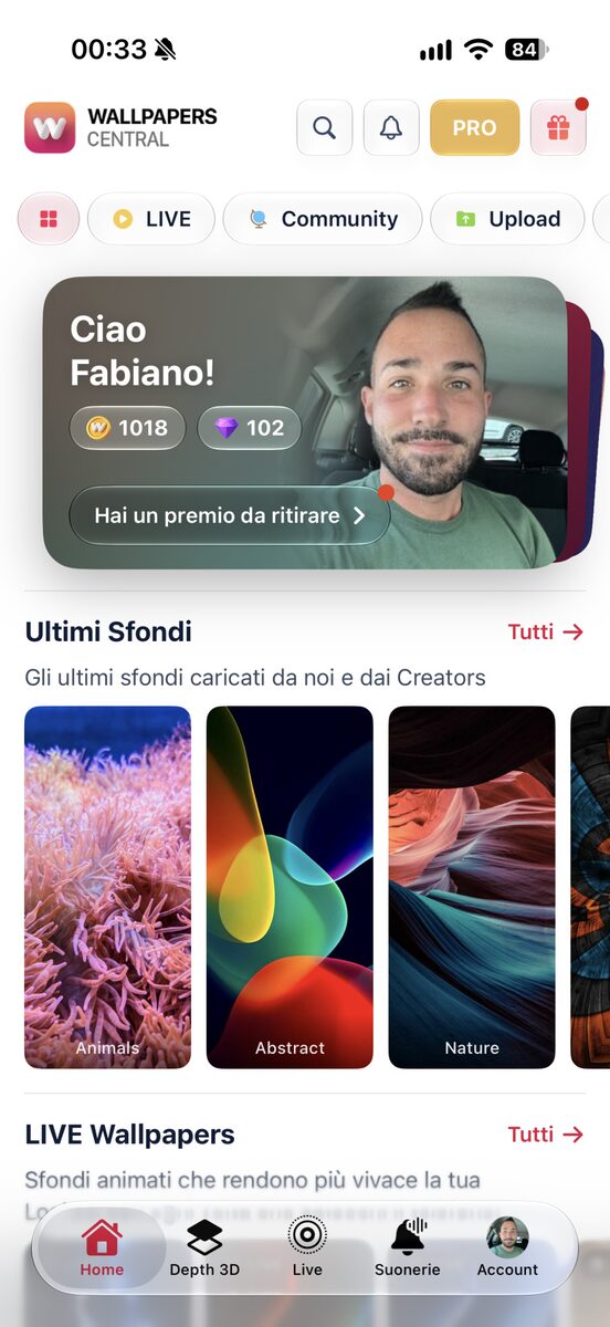 La scheda di benvenuto e le sue quattro disposizioni
