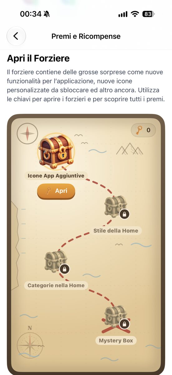 I forzieri sulla mappa del tesoro