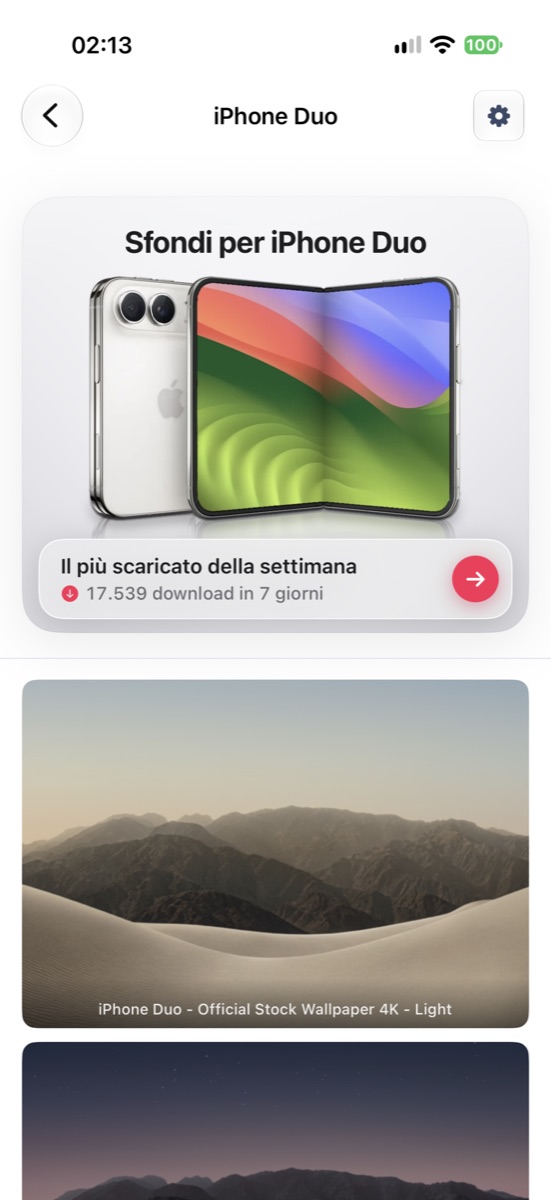 La nuova sezione di sfondi per iPhone Duo in Wallpapers Central 2.7