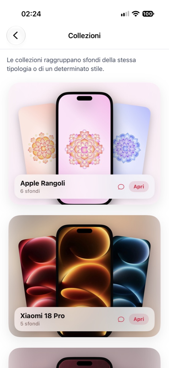 Le Collezioni rinnovate in Wallpapers Central 2.7